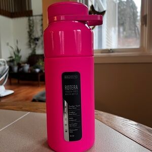 BrüMate Rotera Touch-Free Water Bottle - Hot Pink